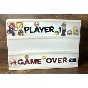 Light Up Desk Display Night Light With Slide Outs Battery Powered Fast Shipping